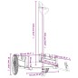 vidaXL Fahrradanhänger Grün und Schwarz Oxford-Gewebe & Eisen vidaXL Fahrradanhänger Grün und Schwarz Oxford-Gewebe & Eisen