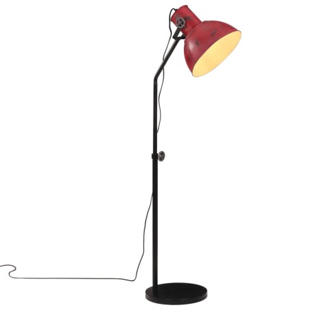 vidaXL Stehleuchte 25 W Rot 30x30x90-150 cm E27