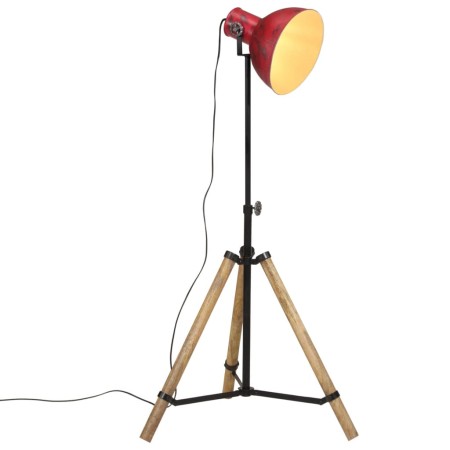 vidaXL Stehleuchte 25 W Rot 75x75x90-150 cm E27