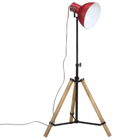 vidaXL Stehleuchte 25 W Rot 75x75x90-150 cm E27