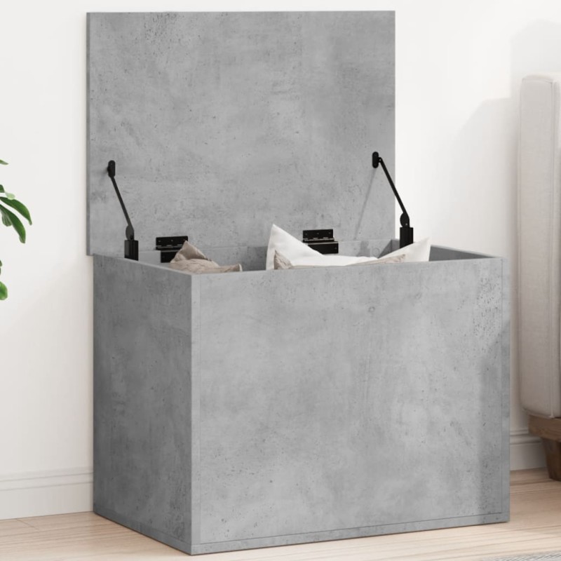 vidaXL Truhe Betongrau 60x42x46 cm Holzwerkstoff vidaXL Truhe Betongrau 60x42x46 cm Holzwerkstoff
