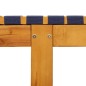 vidaXL Sonnenliegen 2 Stk. mit Tisch Dunkelblau Massivholz Akazie vidaXL Sonnenliegen 2 Stk. mit Tisch Dunkelblau Massivholz Akazie