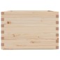 vidaXL Pflanzkübel 70x70x49,5 cm Massivholz Kiefer vidaXL Pflanzkübel 70x70x49,5 cm Massivholz Kiefer