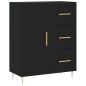 Highboard Schwarz 69,5x34x180 cm Holzwerkstoff Highboard Schwarz 69,5x34x180 cm Holzwerkstoff