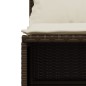 vidaXL 4-tlg. Garten-Sofagarnitur mit Kissen Braun Poly Rattan vidaXL 4-tlg. Garten-Sofagarnitur mit Kissen Braun Poly Rattan