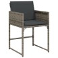 vidaXL 13-tlg. Garten-Essgruppe mit Kissen Grau Poly Rattan vidaXL 13-tlg. Garten-Essgruppe mit Kissen Grau Poly Rattan