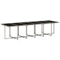 vidaXL 13-tlg. Garten-Essgruppe mit Kissen Grau Poly Rattan vidaXL 13-tlg. Garten-Essgruppe mit Kissen Grau Poly Rattan
