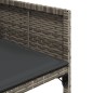 vidaXL 13-tlg. Garten-Essgruppe mit Kissen Grau Poly Rattan vidaXL 13-tlg. Garten-Essgruppe mit Kissen Grau Poly Rattan