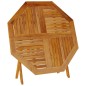 vidaXL Gartentisch Klappbar Ø110x75 cm Massivholz Akazie vidaXL Gartentisch Klappbar Ø110x75 cm Massivholz Akazie