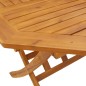 vidaXL Gartentisch Klappbar Ø110x75 cm Massivholz Akazie vidaXL Gartentisch Klappbar Ø110x75 cm Massivholz Akazie