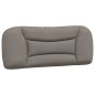 vidaXL Bett mit Matratze Taupe 100x200 cm Stoff vidaXL Bett mit Matratze Taupe 100x200 cm Stoff