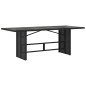 vidaXL 7-tlg. Garten-Essgruppe mit Kissen Schwarz Poly Rattan vidaXL 7-tlg. Garten-Essgruppe mit Kissen Schwarz Poly Rattan