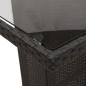 vidaXL 7-tlg. Garten-Essgruppe mit Kissen Schwarz Poly Rattan vidaXL 7-tlg. Garten-Essgruppe mit Kissen Schwarz Poly Rattan