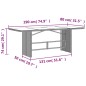 vidaXL 7-tlg. Garten-Essgruppe mit Kissen Schwarz Poly Rattan vidaXL 7-tlg. Garten-Essgruppe mit Kissen Schwarz Poly Rattan