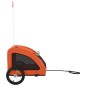 vidaXL Fahrradanhänger für Hunde Orange Oxford-Gewebe und Eisen vidaXL Fahrradanhänger für Hunde Orange Oxford-Gewebe und Eisen