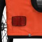 vidaXL Fahrradanhänger für Hunde Orange Oxford-Gewebe und Eisen vidaXL Fahrradanhänger für Hunde Orange Oxford-Gewebe und Eisen