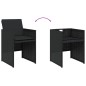 vidaXL 15-tlg. Garten-Essgruppe mit Kissen Schwarz Poly Rattan vidaXL 15-tlg. Garten-Essgruppe mit Kissen Schwarz Poly Rattan