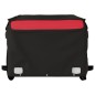 vidaXL Fahrradanhänger Schwarz und Rot 45 kg Eisen vidaXL Fahrradanhänger Schwarz und Rot 45 kg Eisen