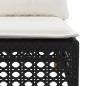 vidaXL 10-tlg. Garten-Sofagarnitur mit Kissen Schwarz Poly Rattan vidaXL 10-tlg. Garten-Sofagarnitur mit Kissen Schwarz Poly Rattan