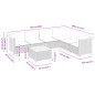 vidaXL 7-tlg. Garten-Sofagarnitur mit Kissen Grau Poly Rattan vidaXL 7-tlg. Garten-Sofagarnitur mit Kissen Grau Poly Rattan