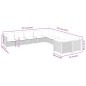 vidaXL 10-tlg. Garten-Sofagarnitur mit Kissen Grau Poly Rattan vidaXL 10-tlg. Garten-Sofagarnitur mit Kissen Grau Poly Rattan