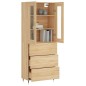 vidaXL Highboard Sonoma-Eiche 69,5x34x180 cm Holzwerkstoff vidaXL Highboard Sonoma-Eiche 69,5x34x180 cm Holzwerkstoff