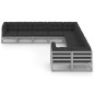 vidaXL 10-tlg. Garten-Lounge-Set mit Kissen Grau Massivholz Kiefer vidaXL 10-tlg. Garten-Lounge-Set mit Kissen Grau Massivholz Kiefer