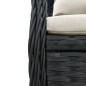 vidaXL 9-tlg. Garten-Essgruppe mit Kissen Schwarz Poly Rattan vidaXL 9-tlg. Garten-Essgruppe mit Kissen Schwarz Poly Rattan