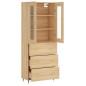 vidaXL Highboard Sonoma-Eiche 69,5x34x180 cm Holzwerkstoff vidaXL Highboard Sonoma-Eiche 69,5x34x180 cm Holzwerkstoff