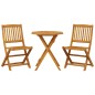 vidaXL 3-tlg. Bistro-Set Klappbar Massivholz Akazie vidaXL 3-tlg. Bistro-Set Klappbar Massivholz Akazie