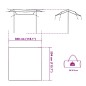 vidaXL Tarp Grau und Orange 300x294 cm Wasserdicht vidaXL Tarp Grau und Orange 300x294 cm Wasserdicht