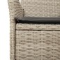 vidaXL 5-tlg. Garten-Essgruppe mit Kissen Hellgrau Poly Rattan Glas vidaXL 5-tlg. Garten-Essgruppe mit Kissen Hellgrau Poly Rattan Glas