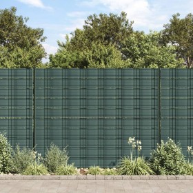 vidaXL Sichtschutzstreifen 10 Stk. Grün 252,5x19 cm PVC