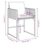 vidaXL 7-tlg. Garten-Essgruppe mit Kissen Hellgrau Poly Rattan vidaXL 7-tlg. Garten-Essgruppe mit Kissen Hellgrau Poly Rattan