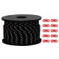 vidaXL Zeltleine Reflektierend mit Seilspannern 50 m 5 mm vidaXL Zeltleine Reflektierend mit Seilspannern 50 m 5 mm