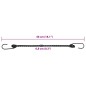 vidaXL Gummiseile Reflektierend mit Haken 10 Stk. 46 cm vidaXL Gummiseile Reflektierend mit Haken 10 Stk. 46 cm