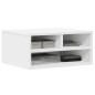 vidaXL Druckerständer Weiß 49x40x22,5 cm Holzwerkstoff vidaXL Druckerständer Weiß 49x40x22,5 cm Holzwerkstoff