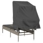 vidaXL Sonnenliege mit Dach Grau Poly Rattan vidaXL Sonnenliege mit Dach Grau Poly Rattan