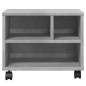 vidaXL Druckerständer mit Rollen Betongrau 41x32x34,5 cm vidaXL Druckerständer mit Rollen Betongrau 41x32x34,5 cm