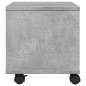 vidaXL Druckerständer mit Rollen Betongrau 41x32x34,5 cm vidaXL Druckerständer mit Rollen Betongrau 41x32x34,5 cm