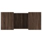 vidaXL Couchtisch Braun Eichen-Optik 80x55x40 cm Holzwerkstoff