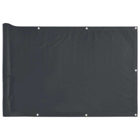 vidaXL Balkon-Sichtschutz Anthrazit 800x75 cm PVC