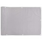 vidaXL Balkon-Sichtschutz Grau 500x75 cm PVC vidaXL Balkon-Sichtschutz Grau 500x75 cm PVC