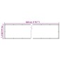 vidaXL Balkon-Sichtschutz Weiß 300x75 cm PVC vidaXL Balkon-Sichtschutz Weiß 300x75 cm PVC