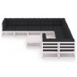 vidaXL 10-tlg. Garten-Lounge-Set mit Kissen Weiß Massivholz Kiefer vidaXL 10-tlg. Garten-Lounge-Set mit Kissen Weiß Massivholz Kiefer