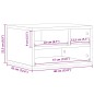 vidaXL Druckerständer Sonoma-Eiche 40x32x22,5 cm Holzwerkstoff vidaXL Druckerständer Sonoma-Eiche 40x32x22,5 cm Holzwerkstoff