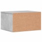 vidaXL Druckerständer Betongrau 40x32x22,5 cm Holzwerkstoff vidaXL Druckerständer Betongrau 40x32x22,5 cm Holzwerkstoff