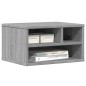vidaXL Druckerständer Grau Sonoma 40x32x22,5 cm Holzwerkstoff