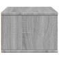vidaXL Druckerständer Grau Sonoma 40x32x22,5 cm Holzwerkstoff