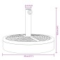 vidaXL Sonnenschirmständer für Ø38/48 mm Mast 25 kg Rund vidaXL Sonnenschirmständer für Ø38/48 mm Mast 25 kg Rund
